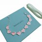 Dainty Faux Pearl Link Chain Bracelet Wedding Party Gift (395)