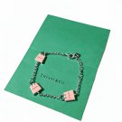 Dainty Faux Pearl Link Chain Bracelet Wedding Party Gift (407)