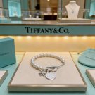Dainty Faux Pearl Link Chain Bracelet Wedding Party Gift (421)