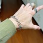 Dainty Faux Pearl Link Chain Bracelet Wedding Party Gift (433)
