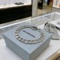 Dainty Faux Pearl Link Chain Bracelet Wedding Party Gift (435)