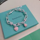 Dainty Faux Pearl Link Chain Bracelet Wedding Party Gift (441)