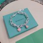 Dainty Faux Pearl Link Chain Bracelet Wedding Party Gift (441)