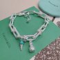 Dainty Faux Pearl Link Chain Bracelet Wedding Party Gift (442)