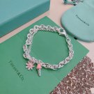 Dainty Faux Pearl Link Chain Bracelet Wedding Party Gift (445)