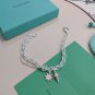 Dainty Faux Pearl Link Chain Bracelet Wedding Party Gift (445)