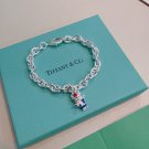 Dainty Faux Pearl Link Chain Bracelet Wedding Party Gift (446)
