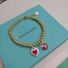 Dainty Faux Pearl Link Chain Bracelet Wedding Party Gift (448)