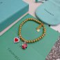 Dainty Faux Pearl Link Chain Bracelet Wedding Party Gift (448)