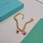 Dainty Faux Pearl Link Chain Bracelet Wedding Party Gift (448)