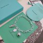 Dainty Faux Pearl Link Chain Bracelet Wedding Party Gift (449)