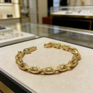 Dainty Faux Pearl Link Chain Bracelet Wedding Party Gift (456)