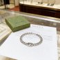 Dainty Faux Pearl Link Chain Bracelet Wedding Party Gift (458)