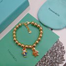 Dainty Faux Pearl Link Chain Bracelet Wedding Party Gift (462)