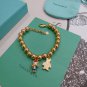 Dainty Faux Pearl Link Chain Bracelet Wedding Party Gift (462)
