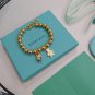 Dainty Faux Pearl Link Chain Bracelet Wedding Party Gift (462)