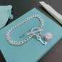 Dainty Faux Pearl Link Chain Bracelet Wedding Party Gift (463)