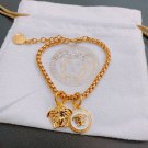 Dainty Faux Pearl Link Chain Bracelet Wedding Party Gift (469)