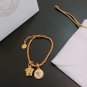Dainty Faux Pearl Link Chain Bracelet Wedding Party Gift (469)