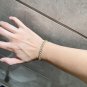 Dainty Faux Pearl Link Chain Bracelet Wedding Party Gift (470)