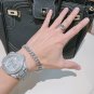 Dainty Faux Pearl Link Chain Bracelet Wedding Party Gift (472)