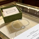 Dainty Faux Pearl Link Chain Bracelet Wedding Party Gift (474)