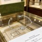 Dainty Faux Pearl Link Chain Bracelet Wedding Party Gift (474)