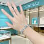 Dainty Faux Pearl Link Chain Bracelet Wedding Party Gift (484)