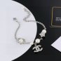 Dainty Faux Pearl Link Chain Bracelet Wedding Party Gift (498)