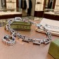 Dainty Faux Pearl Link Chain Bracelet Wedding Party Gift (505)
