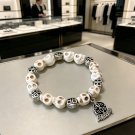 Dainty Faux Pearl Link Chain Bracelet Wedding Party Gift (512)