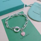 Dainty Faux Pearl Link Chain Bracelet Wedding Party Gift (515)