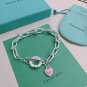 Dainty Faux Pearl Link Chain Bracelet Wedding Party Gift (515)