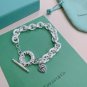 Dainty Faux Pearl Link Chain Bracelet Wedding Party Gift (516)