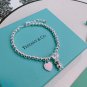Dainty Faux Pearl Link Chain Bracelet Wedding Party Gift (522)