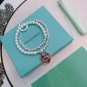 Dainty Faux Pearl Link Chain Bracelet Wedding Party Gift (525)