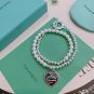Dainty Faux Pearl Link Chain Bracelet Wedding Party Gift (525)