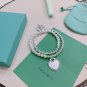 Dainty Faux Pearl Link Chain Bracelet Wedding Party Gift (525)