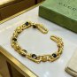 Dainty Faux Pearl Link Chain Bracelet Wedding Party Gift (528)