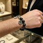 Dainty Faux Pearl Link Chain Bracelet Wedding Party Gift (535)