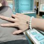 Dainty Faux Pearl Link Chain Bracelet Wedding Party Gift (545)