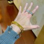 Dainty Faux Pearl Link Chain Bracelet Wedding Party Gift (555)