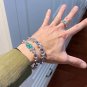 Dainty Faux Pearl Link Chain Bracelet Wedding Party Gift (556)