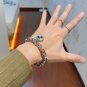 Dainty Faux Pearl Link Chain Bracelet Wedding Party Gift (558)
