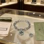 Dainty Faux Pearl Link Chain Bracelet Wedding Party Gift (558)
