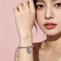 Dainty Faux Pearl Link Chain Bracelet Wedding Party Gift (559)