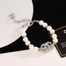 Dainty Faux Pearl Link Chain Bracelet Wedding Party Gift (574)