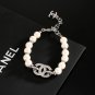 Dainty Faux Pearl Link Chain Bracelet Wedding Party Gift (574)