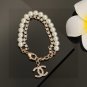 Dainty Faux Pearl Link Chain Bracelet Wedding Party Gift (575)
