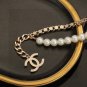 Dainty Faux Pearl Link Chain Bracelet Wedding Party Gift (575)